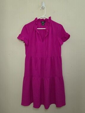 Women's DKNY Fushia Pink Dress Sz 6
